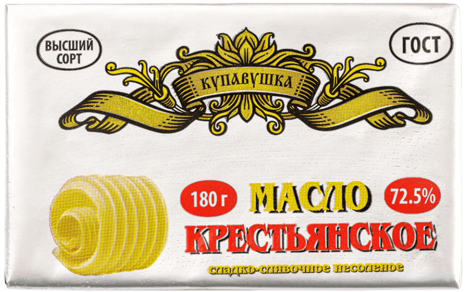 Купавушка - Крестьянское, 72,5% - 180 г