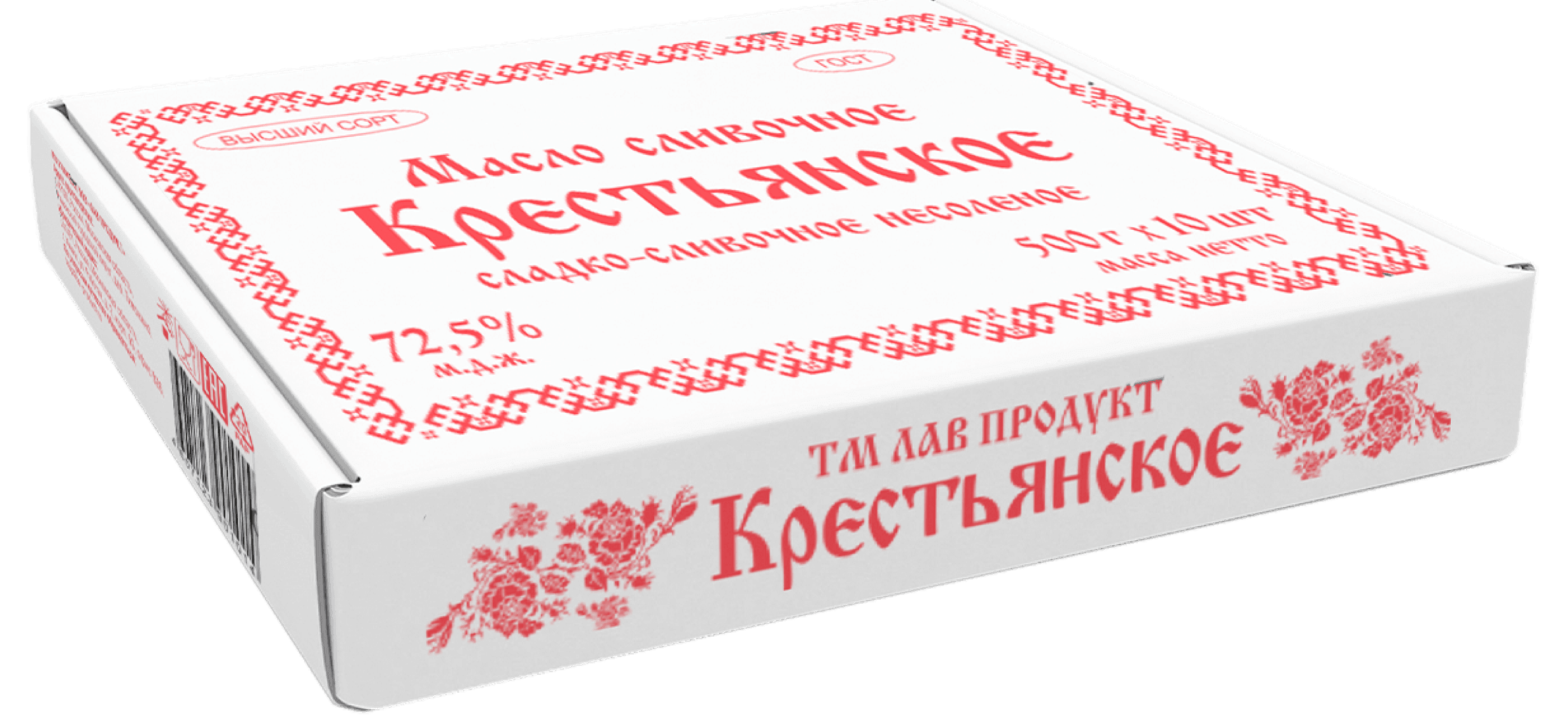 Лав продукт - Крестьянское, 72,5% - 500 г