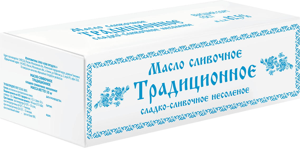 Лав продукт - Традиционное, 82,5% - 10 кг
