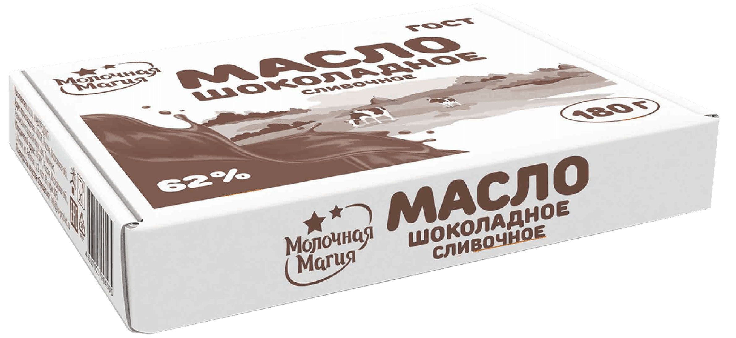 Молочная магия - Шоколадное, 62% - 180 г