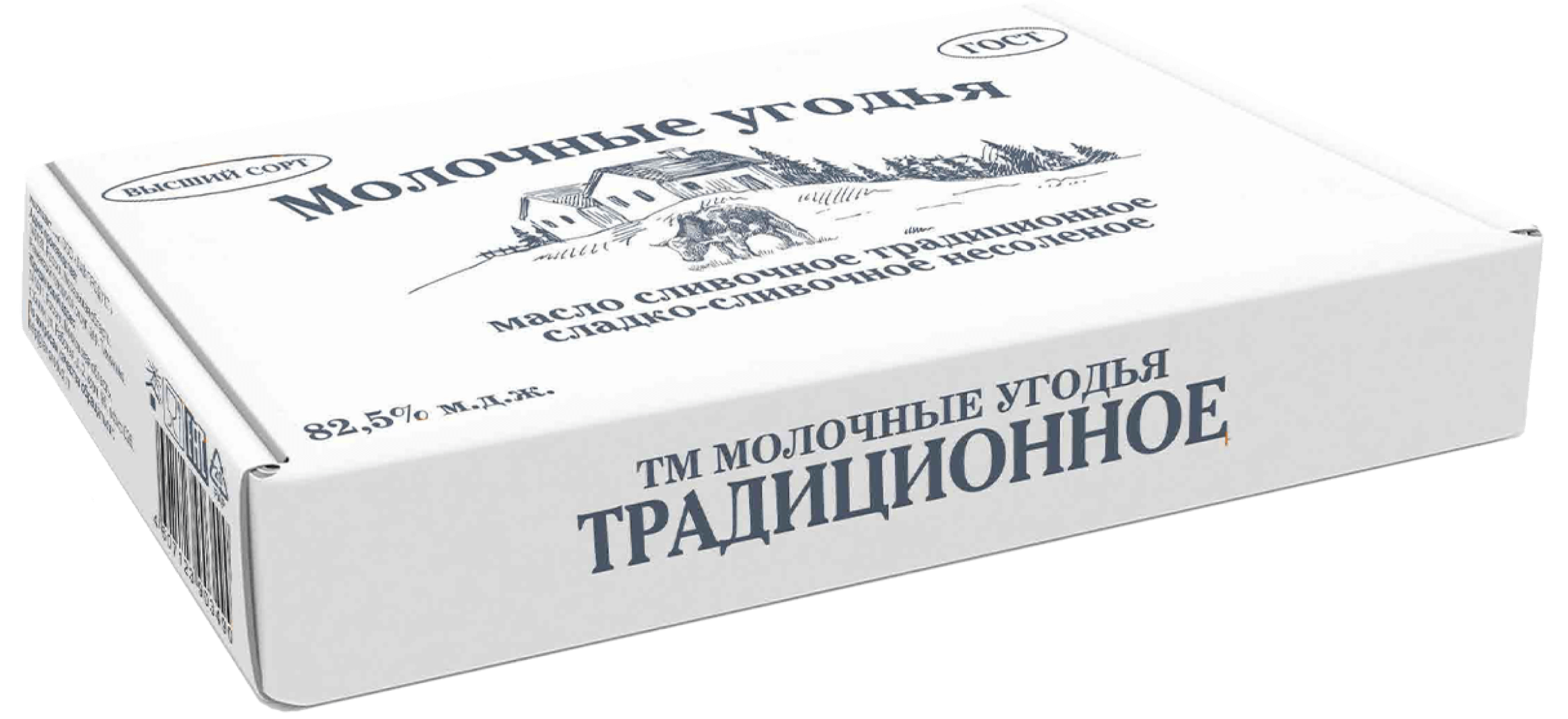 Молочные угодья - Традиционное, 82,5% - 180 г