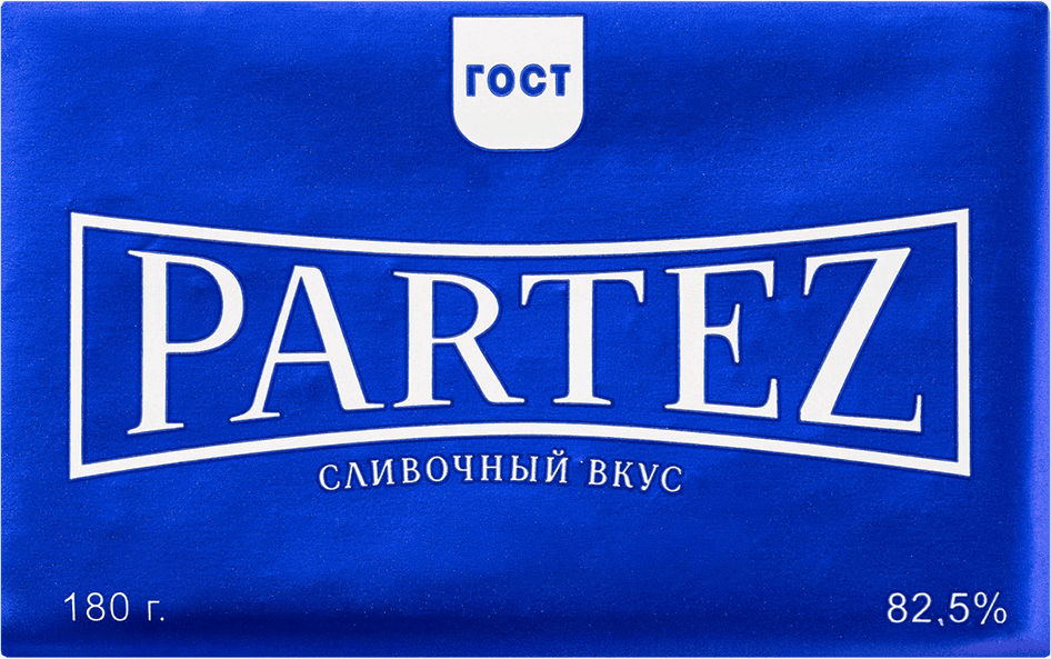 Partez - Спред растительно-сливочный, 82,5% - 180 г
