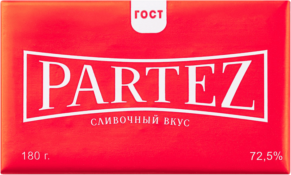 Partez - Спред растительно-сливочный, 72,5% - 180 г