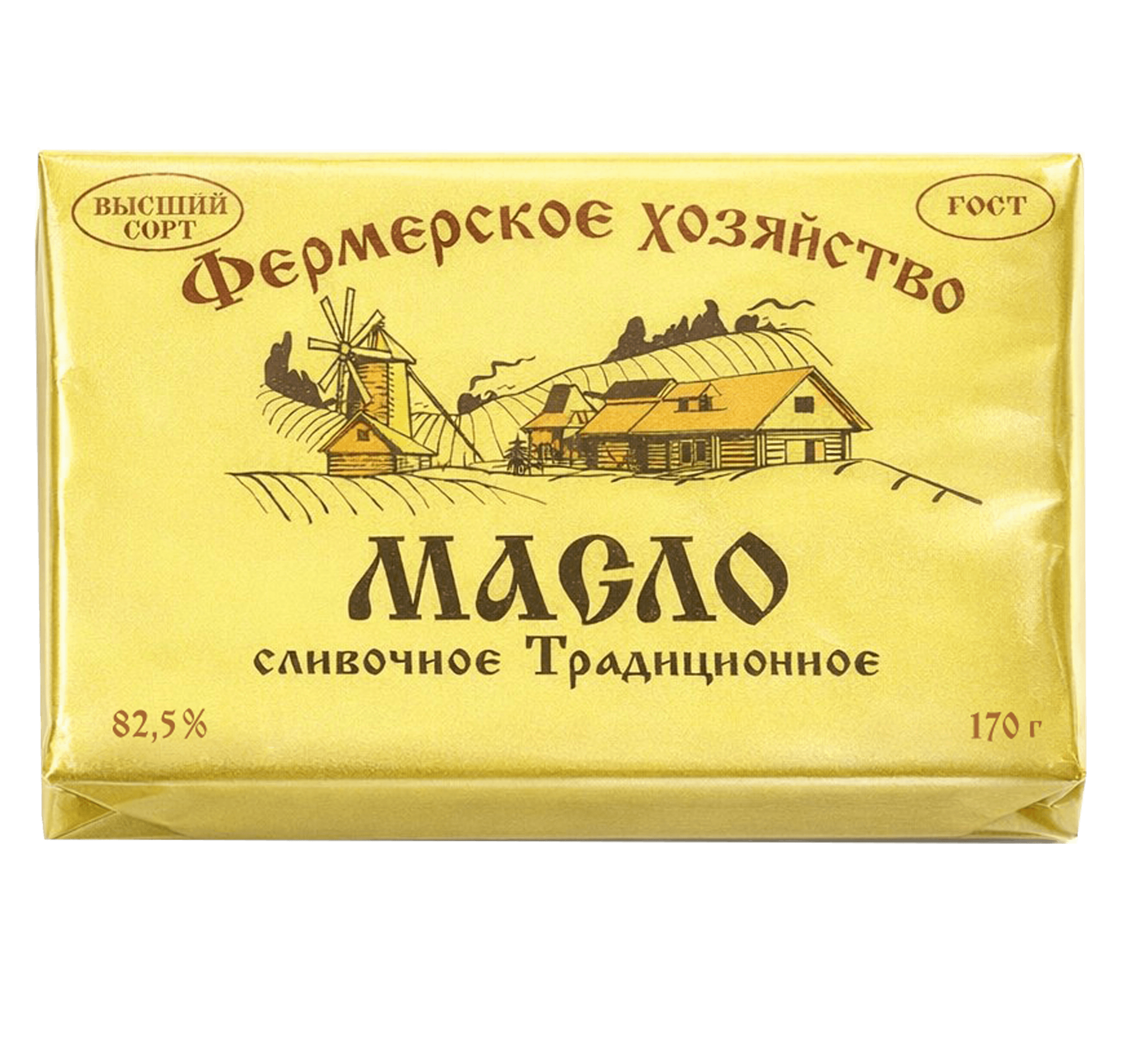 Фермерское Хозяйство - Традиционное, 82,5% - 170 г